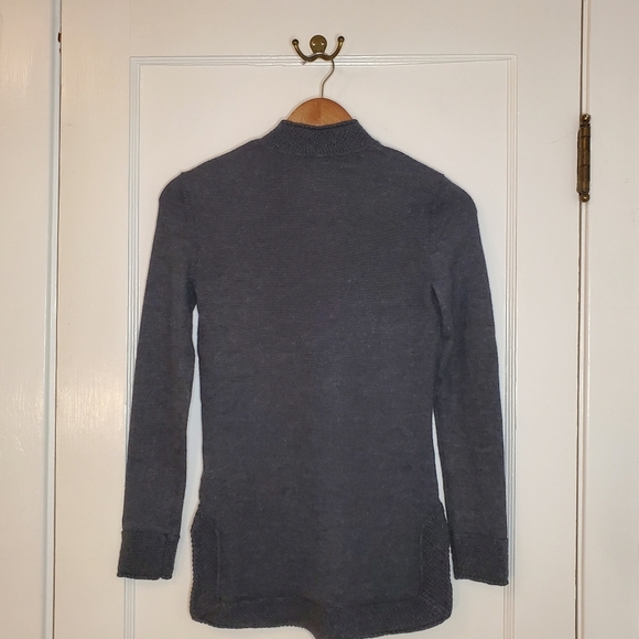 Tory Burch Merino Wool Tunic – Size XS – Dark Grey - Picture 4 of 6
